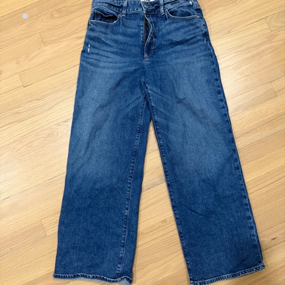 Paige Sasha wide leg jeans 30 petite - Picture 2 of 5